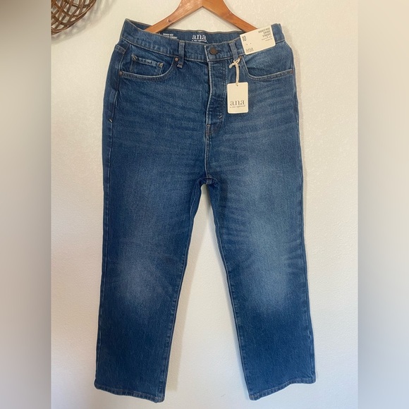 a.n.a Denim - a.n.a new approach highest rise vintage straight jeans 10 NWT